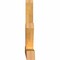 Ekena Millwork Saratoga Rough Sawn Timber Gable Bracket, Western Red Cedar, 108"W x 45"H x 6"D x 6"F, 10/12 Pitch GBW108X45X0606SAR00RWR - alternate 2